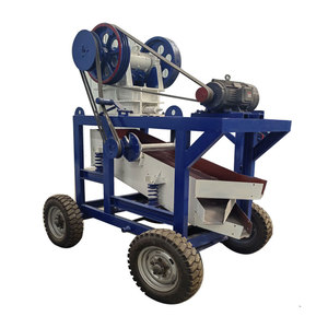 Concasseur à mâchoires portable Pe250x400 avec moteur, PLC et roulement à billes pour une haute productivité dans le concassage de pierres - Product Image 2