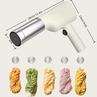 Machine à pâtes électrique sans fil 5 en 1 avec moteur puissant, presse-purée pour une utilisation en cuisine