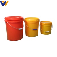 Daftar Harga Ember Cat untuk Berbagai Ukuran Ember Cat Plastik Kosong dengan Label dan Cetak Kustom Ember Bulat dengan Tutup