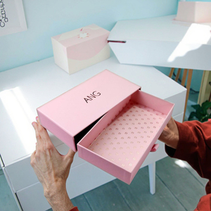 Boîte à bijoux en carton personnalisée de luxe, portable, recyclable, avec tiroir coulissant, pour boucles d'oreilles, colliers et bagues, avec logo - Product Image 1