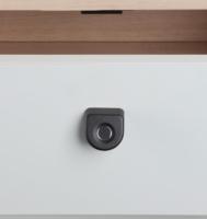 Qidots Prix de gros Serrure de tiroir intelligente avec poignée, serrure de meuble à empreinte digitale avec clé électronique pour rangement