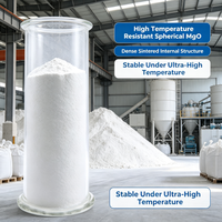 Poudre de MgO sphérique à haute conductivité thermique, directement de l'usine, pour composites en caoutchouc