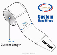 Choix de confiance OEM 120 pouces 180 pouces Bandages semi-élasticité Support de poignet Longueur personnalisée Logo Élargir Velcro Boxe Enveloppements de main