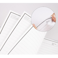 Ensemble de cahiers intelligents A5 personnalisés, étanches et réutilisables, numérisables pour une utilisation numérique avec stylo effaçable et lingette en microfibre