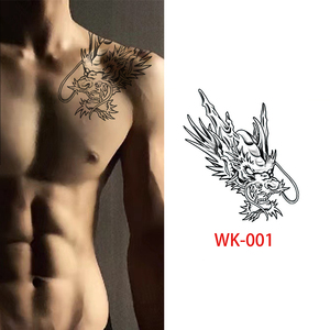 Plant Based Temporary <b>Tattoo</b> Sticker Two Week Waterproof Sweat Proof Herbal Juice <b>Paper</b> Decal for Body Application Use - Product Image 3