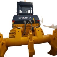 90% Nouveau bulldozer Shantui SD22, un bulldozer hydraulique à chenilles haute performance, à vendre avec des composants de moteur de base de Chine