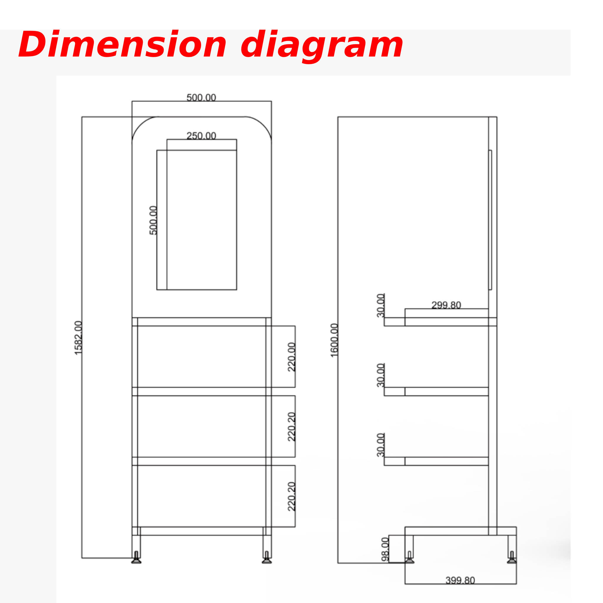 Apache Custom Metal Single-Side Floor Display Stand for Tattoo Shop Shelves for Beauty Salon, and Premium Skincare Boutiques — view 2