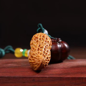 Themed Pendants Food Shape Persimmon 3x2 Cm Peanut 4.2x1.8 Cm Tree Material Gift Charm Keychain <b>Car</b> Pendant Unisex - Product Image 3