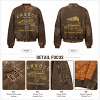 Veste en toile personnalisée pour le travail, épaisse et chaude, délavée à l'acide, effet usé, déchirée et effilochée, veste de camionneur matelassée de qualité supérieure pour homme, marque privée