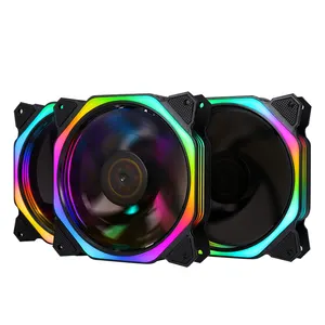 Hot sell OEM Custom 120mm 12PIN RGB PC computer fan pc case Cooling Cooler Fan with LED