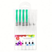 Ensemble de pinceaux de calligraphie de voyage pour aquarelle, options multi-pointes, poils en nylon, différentes tailles, emballage personnalisable pour l'aquarelle