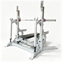 Banc de musculation multifonctionnel réglable pour presse, inclinable, pour haltérophilie, équipement de musculation pour salle de sport, fourni directement par l'usine