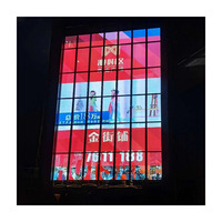 Écran LED Transparent P3.91, Haute Transparence, Étanche, Pour Vitrine
