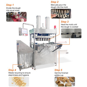 MY Ice Cream Cone Sucre Cône Baker Machine Gaufrier Machine à Gaufres Machine à Café et Thé Comestible - Product Image 3