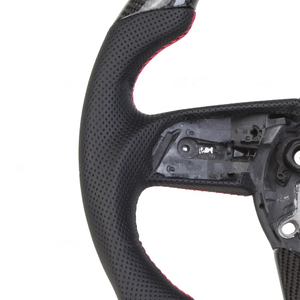 Volant de voiture personnalisé en fibre de carbone véritable fait à la main, adapté à <span class=keywords><strong>Audi</strong></span> <span class=keywords><strong>A4</strong></span> 2021 2022 <span class=keywords><strong>2023</strong></span> 2024 A5 19-25 A3 - Product Image 4