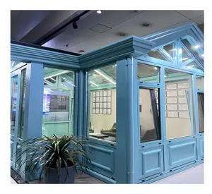 Extractable Small Glasshouse Glass Sunroom Holiday House Garden Room For Sale S With Panels Triangle Roof