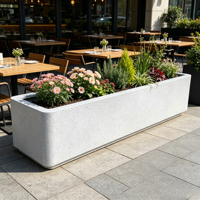 Jardinière surélevée personnalisée, écologique, durable, résistante au vent, en acier galvanisé, modulaire, rectangulaire, pour légumes