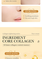 EELHOE-Crème de Riz Naturelle et Biologique pour le Visage, Soin Infusé au Collagène, Hydratante, Nourrissante, Lissante, Éclaircissante, 50g