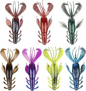 เหยื่อตกปลากุ้งนิ่ม 10 ซม. 10 กรัม เหยื่อปลอมกุ้งพลาสติกนิ่ม เหยื่อปลอมกุ้งไบโอนิค หนอนกุ้งปลอม เหยื่อกุ้งพลาสติกนิ่ม - Product Image 1