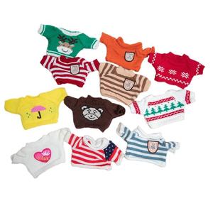 A buon mercato Mini all'ingrosso personalizzato giocattolo di peluche accessori per bambole <span class=keywords><strong>orsacchiotto</strong></span> <span class=keywords><strong>da</strong></span> te Dress Up felpe con cappuccio t-shirt vestiti di peluche - Product Image 3