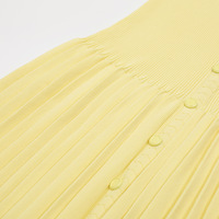 Robe midi sans manches en maille, style socialite, nouvelle collection printemps-été, confortable et tendance, de haute qualité