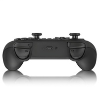 Contrôleur de jeu noir conçu en usine pour Switch programmable pour Steam IOS Android PC Xbox avec moteur de vibration