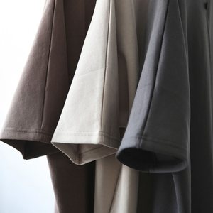 हैवीवेट रेट्रो 100% कपास बुना हुआ ड्रॉप-कंधे की छोटी आस्तीन 280gism पुरुषों ने काले ढीले विंटेज टी शर्ट को पार किया - Product Image 2