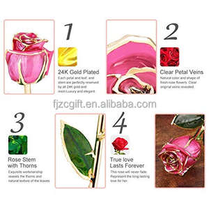 2025 galassia rosa <span class=keywords><strong>24k</strong></span> oro immerso rosa regali di <span class=keywords><strong>Rose</strong></span> per sempre boccioli placcato vera rosa regali di san valentino - Product Image 3