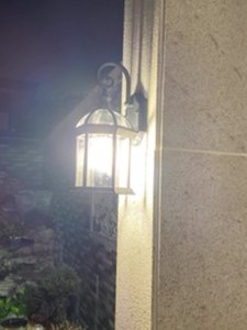 ETL APROBADO Linterna de pared vintage Productos de jardinería innovadores para exteriores Aplique de pared de latón antiguo impermeable - Product Image 4