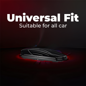 Accesorio de caja de techo de plástico ABS impermeable de doble cara Universal, montaje de enganche de estilo deportivo, almacenamiento de carga, ajuste superior de techo de coche Toyota - Product Image 2