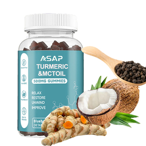 Supplément de curcumine au curcuma Extrait de poivre noir Améliorer les articulations digestives Huile MCT Gummies au curcuma - Product Image 1