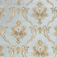 Papier peint de décoration d'intérieur 3D design d'intérieur motif damas chambre salon canapé fond de rouleau de papier peint pour hall d'entrée