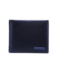 Dompet Kulit Rusa Hitam Mewah Unisex Menbense Berkualitas Tinggi, Penjepit Sudut Besi Multi-Kartu, Fitur Anti Maling Multifungsi