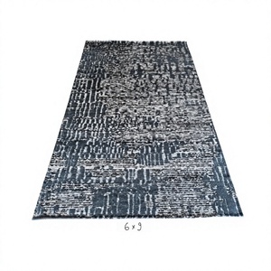 <b>Grey</b> Wool Abstract Area <b>Rug</b> Modern Carpet Tile Medium Pile Hand Knotted Non Slip Washable Stain Resistant <b>Living</b> <b>Room</b> Bedroom - Product Image 1