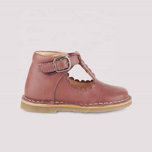 Confortevole Altezza Bambini T-bar Capesante Sandali Suola In Gomma Handmade Piccola Ragazza Del Bambino Del Vestito Scarpe - Product Image 2