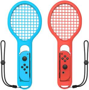 2Pcs Raquette de <span class=keywords><strong>Tennis</strong></span> Pour Nintend Switch Joy cons <span class=keywords><strong>Tennis</strong></span> Aces For Joy Cons Controller Handle Holder For Switch Joy Cons - Product Image 1