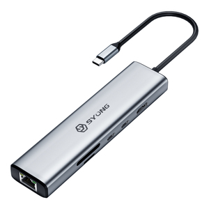 SYONG Hub <span class=keywords><strong>USB</strong></span>-C 10 en 1, Estación de Conexión para Dell, <span class=keywords><strong>HP</strong></span>, Lenovo, Mac, Ethernet de 1000 Mbps, HDMI 4K, <span class=keywords><strong>USB</strong></span> 3.0 *3, Hub PD de 100 W, SD, TF, Audio - Product Image 1