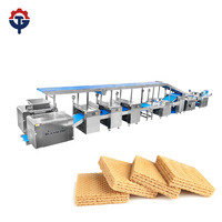 Línea de Producción Comercial de Galletas Wafer TG Machine con Recubrimiento de Chocolate Opcional
