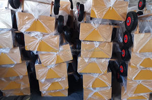 Multi guna portabel dapat dilipat utilitas baja <span class=keywords><strong>Dolly</strong></span> 2 in 1 Platform Cart truk tangan troli industri truk karung troli - Product Image 5