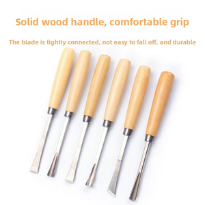 Scalpello <span class=keywords><strong>per</strong></span> intaglio radici di <span class=keywords><strong>legno</strong></span>, lama affilata ad alta durezza, manico intagliato, utensili <span class=keywords><strong>per</strong></span> intaglio floreale a spianale piatto <span class=keywords><strong>per</strong></span> fai da te e lavorazione del <span class=keywords><strong>legno</strong></span> - Product Image 4