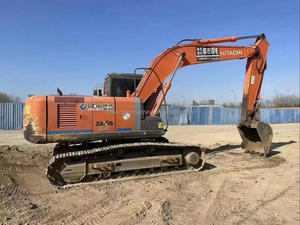 Excavatrice Hitachi 200-5 d'occasion, 20 tonnes, sur chenilles, moteur Isuzu, machine de construction japonaise à vendre - Product Image 2