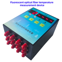 Dispositif de mesure de température à fibre optique avec 12 canaux de mesure, sonde isolée anti-EMI pour la température des armoires électriques haute tension