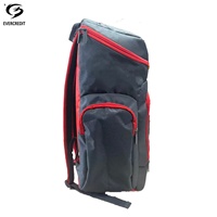 Sac à dos de sport décontracté grande capacité pour activités de plein air, fitness, basketball, football, gym, en polyester, imperméable, avec fermeture éclair, portable, coussin d'air