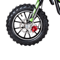 Moto tout-terrain miniature à essence pour enfants, moteur 49cc 2 temps refroidi par air, avec suspension intégrale