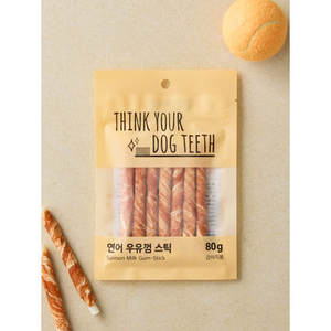 Doxtis 80g Salmon Milk Gum Stick <b>Treats</b> for Pets Thunk You! - Product Image 1