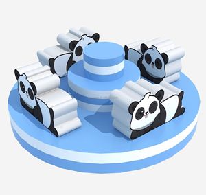 Manège Électronique Commercial pour Enfants, Carrousel de Jeu Doux, Manèges de Parc d'Attractions, Aire de Jeux Intérieure, Machine de Location pour Fêtes d'Enfants, Marque, Âges 3- - Product Image 3