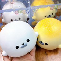 Nouveau Jouet Anti-Stress Réaliste en PU Super Doux en Forme de Phoque Mochi Tendance 2026 – Balle Anti-Stress Animale Unisexe pour Enfants de 14 Ans et Plus – Vente en Gros