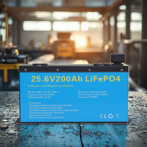 Batería Solar de Litio LiFePO4 de 24V 200Ah en Stock, Batería de Ciclo Profundo de 25.6V para Almacenamiento de Energía Doméstica, Sistema Solar Fuera de la Red, Libre de Impuestos - Product Image 3