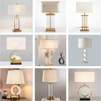 Lampe de table en marbre espagnol BGST, lampe de bureau en albâtre couleur laiton pour la décoration intérieure ou la table de chevet d'hôtel, éclairage de table artisanal