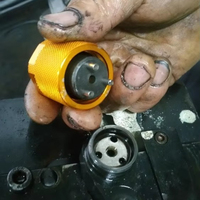 Herramientas de Reparación de Inyectores, Llave de Tres Puntas, Herramienta de Cabeza de Llave de Tres Puntas para Inyector Diesel Common Rail Dennso